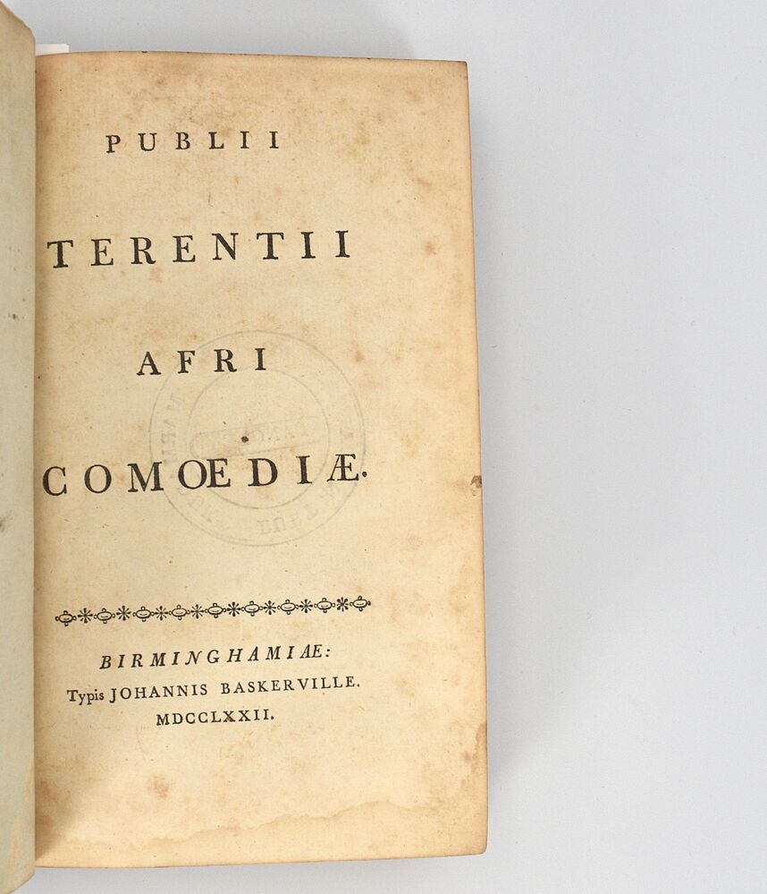 Publii Terentii Afri Comoediæ