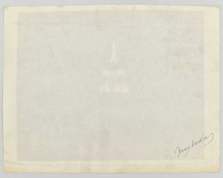 WARHOL, Andy, John PALMER, and Jonas MEKAS. Flyer announcing the film premiere of Empire . [[bmid:2121483a]]