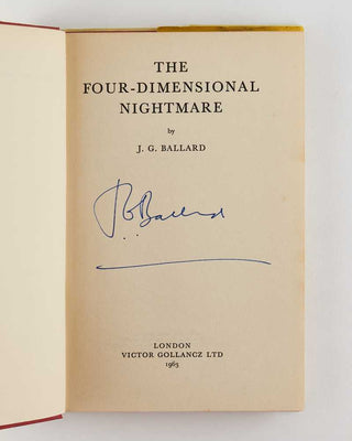 BALLARD, J.G. The 4-Dimensional Nightmare.