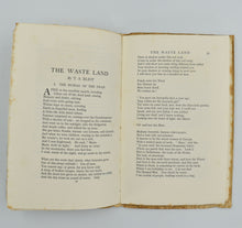 Load image into Gallery viewer, The Waste Land, in The Criterion. A Quarterly Review, vol. I …