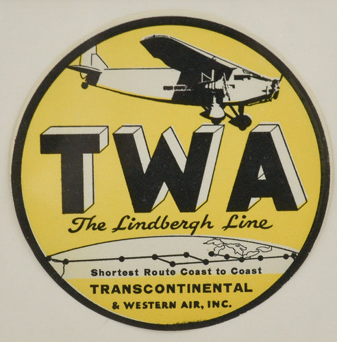 ANON. TWA The Lindbergh Line.