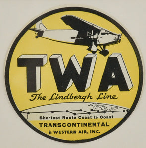 ANON. TWA The Lindbergh Line.