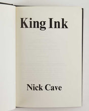 Load image into Gallery viewer, CAVE, Nick. King Ink.