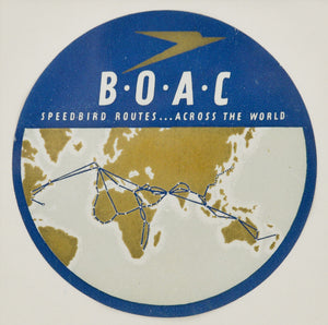 ANON. B.O.A.C, Speedbird Routes… Across the World.