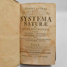 Load image into Gallery viewer, Systema naturae per regna tria naturae, secundum classes, ordines, genera, species …
