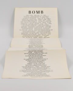 CORSO, Gregory. BOMB.