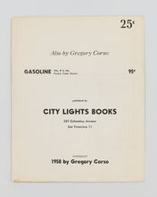 Load image into Gallery viewer, CORSO, Gregory. BOMB.