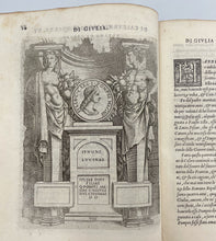 Load image into Gallery viewer, Le imagini delle donne auguste intagliate in istampa di rame… libro …