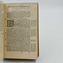 Load image into Gallery viewer, Epistolae familiares. Pauli Manutij annotationes breves in margine adscriptae. Eiusdem scholia …
