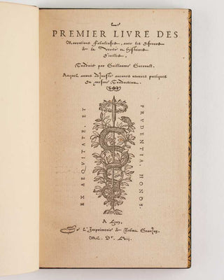 Le Premier livre des Narrations Fabuleuses, avec les discours et la …