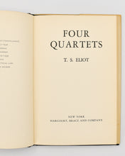 Load image into Gallery viewer, ELIOT, T.S. Four Quartets.