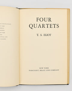 ELIOT, T.S. Four Quartets.