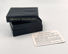Load image into Gallery viewer, ENO, Brian, and Peter SCHMIDT. Oblique Strategies [title on lid, continued on first card:] Over one hundred worthwhile dilemmas.