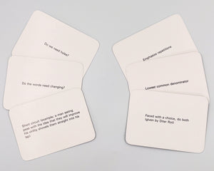 ENO, Brian, and Peter SCHMIDT. Oblique Strategies [title on lid, continued on first card:] Over one hundred worthwhile dilemmas.