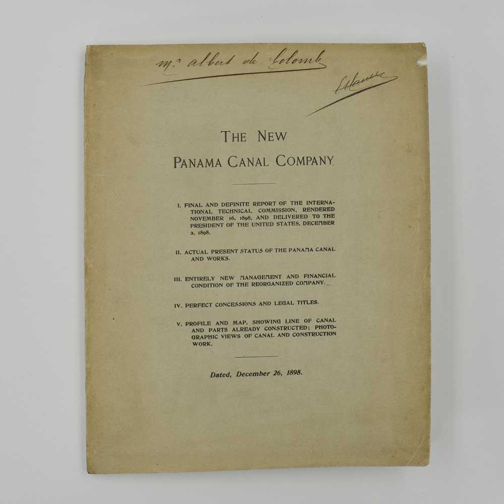 I. Final and definite report of the International Technical Commission, rendered …