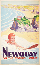Load image into Gallery viewer, RILEY, Harry (1895-1966). Newquay on the Cornish Coast.