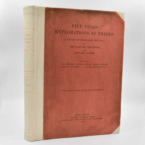 Five Years' Explorations at Thebes. A Record of Work done 1907-1911 …