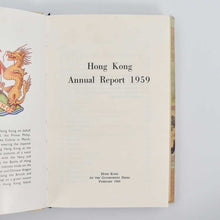 Load image into Gallery viewer, Hong Kong Annual Report 1959