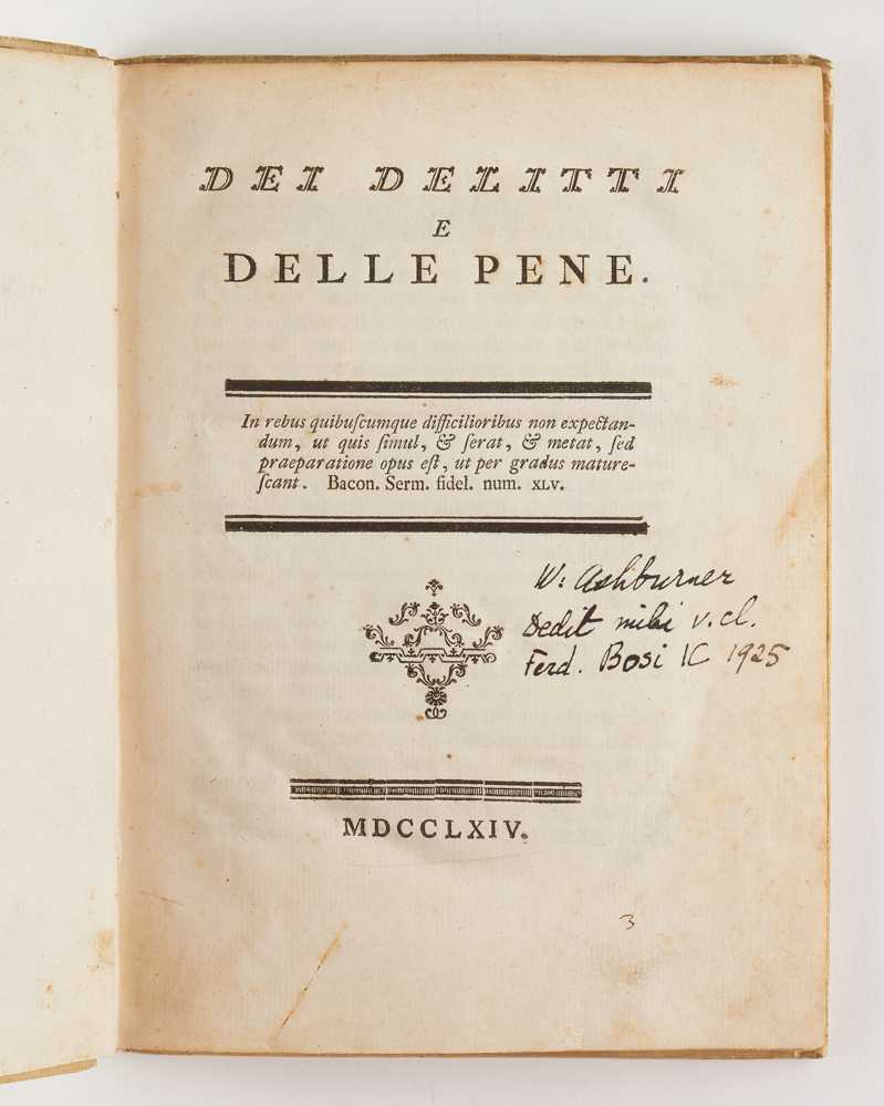 Dei delitti e delle pene