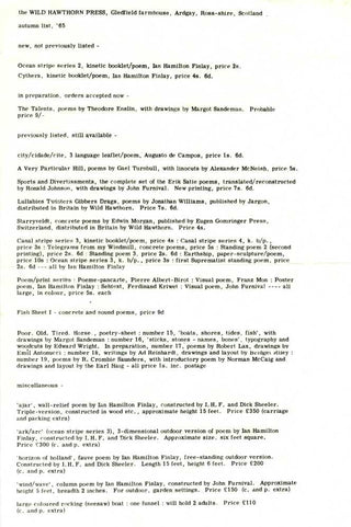 Autumn List '65