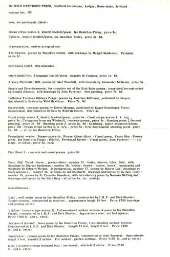 Autumn List '65