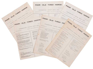 Poor.Old.Tired.Horse. Issues 1-25