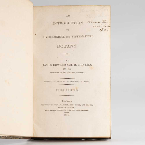 An Introduction to Physiological and Systematical Botany