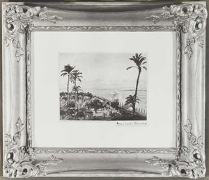 Photograph of Marrakech painting done by Winston Churchill