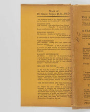 Load image into Gallery viewer, STOPES, Marie. Contraception (Birth Control): Its Theory, History and Practice.