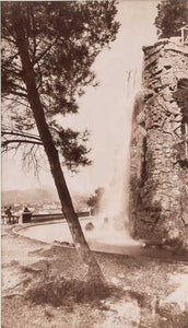 Cascade in the garden of Chateau, Nice