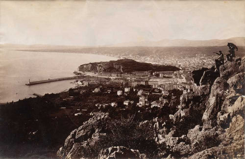 Nice from Mount Boron, Chateau in middle distance