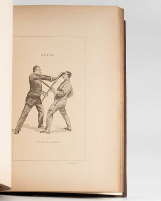 HUTTON, Alfred. Fixed Bayonets: A Complete System of Fence for the British Magazine Rifle, Explaining the Use of Point, Edges, and Butt, both in Offence and Defence; Comprising also a Glossary of English, French, and Italian Terms common to the Art of Fe…