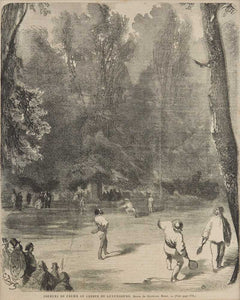 Joueurs de Paume au Jardin du Luxembourg
