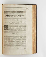 Load image into Gallery viewer, The works of the famous Nicolas Machiavel, citizen and secretary of …