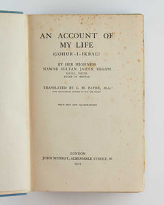 An Account of my Life (Gohur-I-Ikbal) … translated by C …