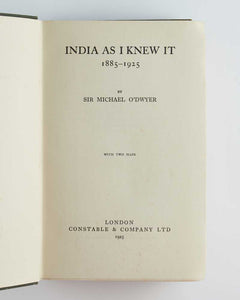 India as I saw It 1885-1925