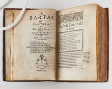 Load image into Gallery viewer, DU BARTAS, Guillaume de Salluste, Seigneur . Bartas his deuine weekes &amp; workes translated: &amp; dedicated to the Kings most excellent Maiestie by Iosuah Syluester