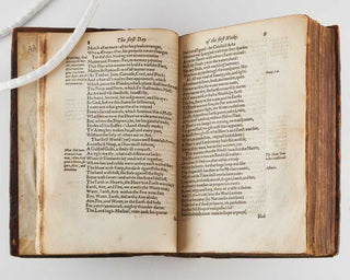 DU BARTAS, Guillaume de Salluste, Seigneur . Bartas his deuine weekes & workes translated: & dedicated to the Kings most excellent Maiestie by Iosuah Syluester