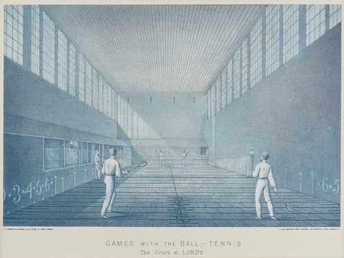 Games with the Ball, Tennis. The Court at Lord's
