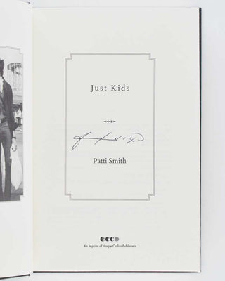 SMITH, Patti Just Kids. [[bmid:2122623b]]