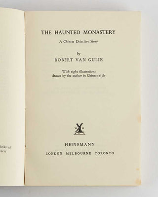 GULIK, Robert Van ( author and illustrator ). The Haunted Monastery.