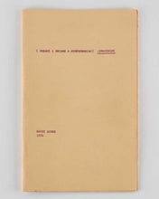 Load image into Gallery viewer, ACKER, Kathy. I Dreamt I Became a Nymphomaniac! :Imagining.