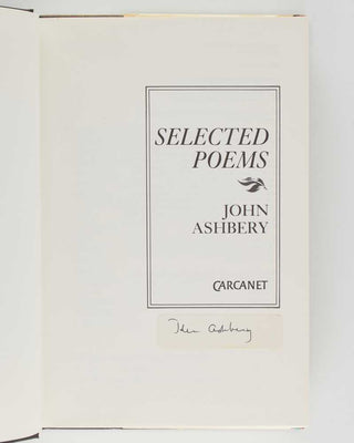 ASHBERY, John. Selected Poems