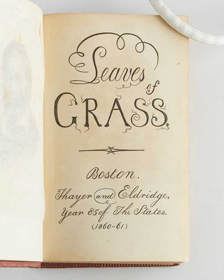 WHITMAN, Walt Leaves Of Grass.