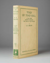 Load image into Gallery viewer, MILNE, A.A. Toad of Toad Hall: A play from Kenneth Grahame’s 'The Wind in the Willows'.