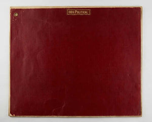 Physical-Political Map of India. Constructed by W. & A. K. Johnston