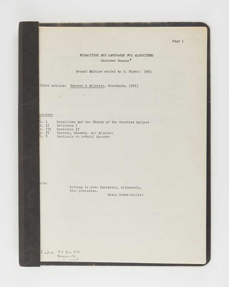 Modalities and Languages for Algorithms