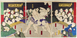 Sumo Wrestlers Odate and Umegatani