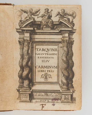 GALLUZZI, Tarquinio. Carminum libri tres.
