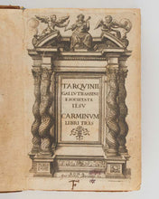 Load image into Gallery viewer, GALLUZZI, Tarquinio. Carminum libri tres.
